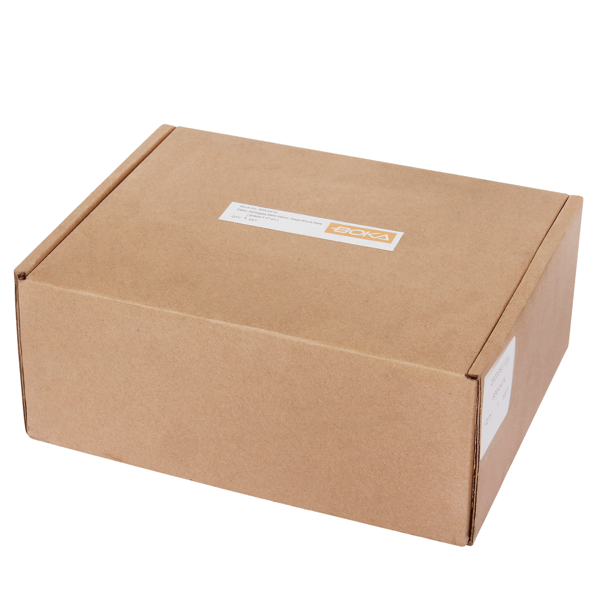 BOKA 47-piece set of metric steel blocks, Grade 1, JIS, made of GCr15 bearing steel, 47 pieces per box