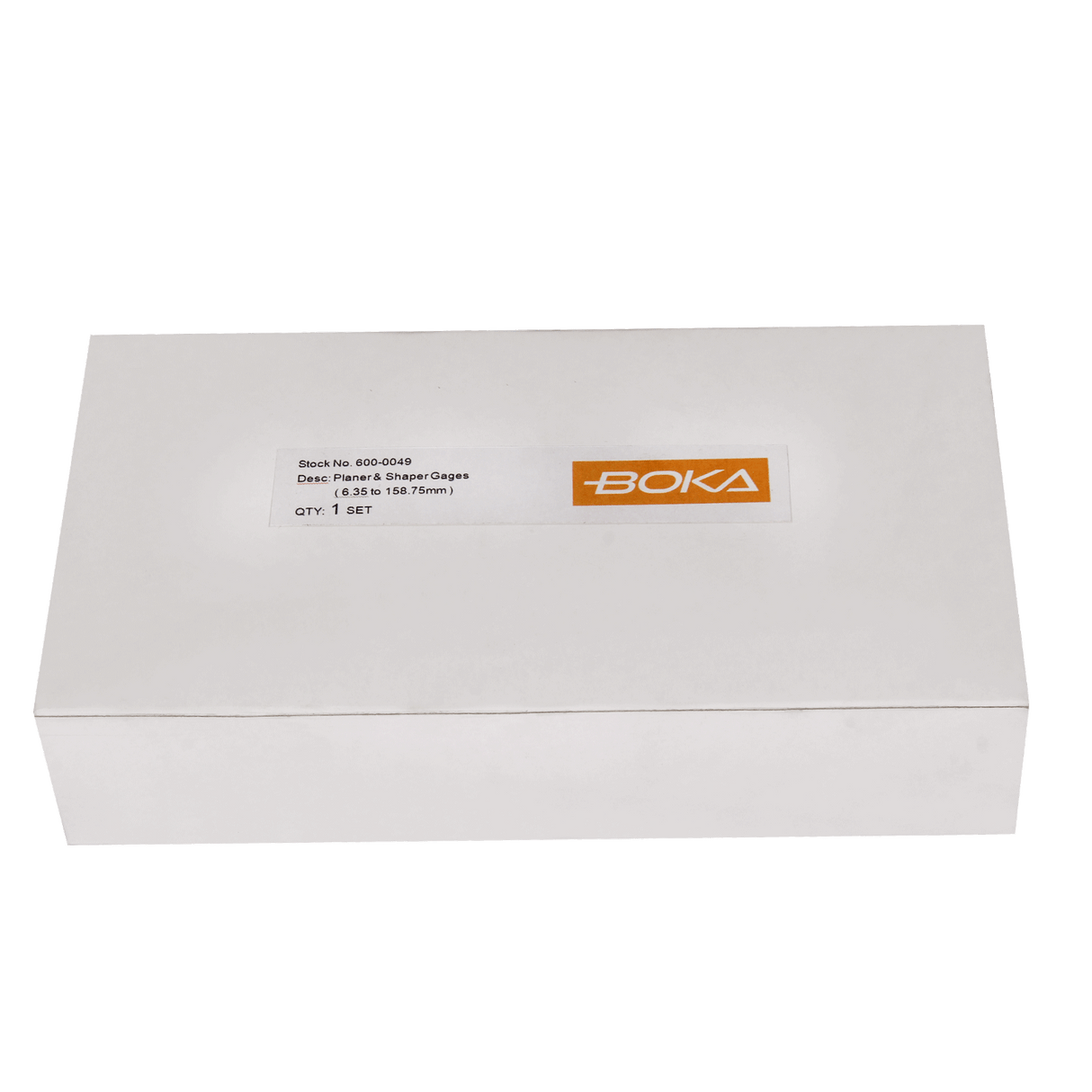 BOKA planing and milling gauges 6.35 to 158.75 mm, setting tool for milling and planing machines