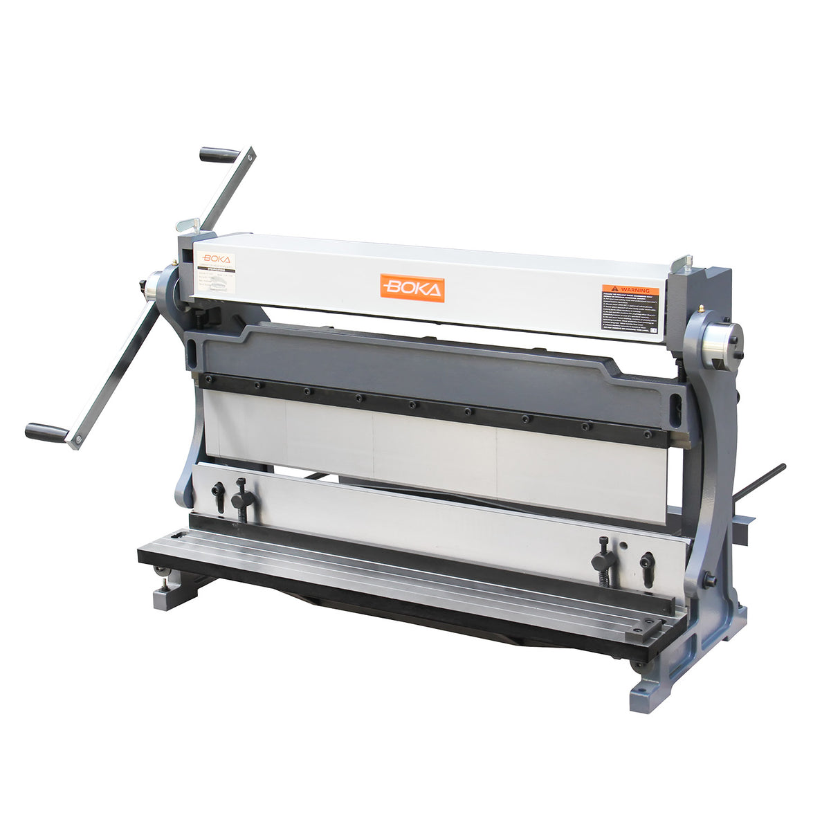 BOKA 3-IN-1 Blechbearbeitungsmaschine, 760 mm Universalmaschine für Schneiden, Biegen & Rollen, manuelle Schwenkbiegemaschine 90° Abkantbank