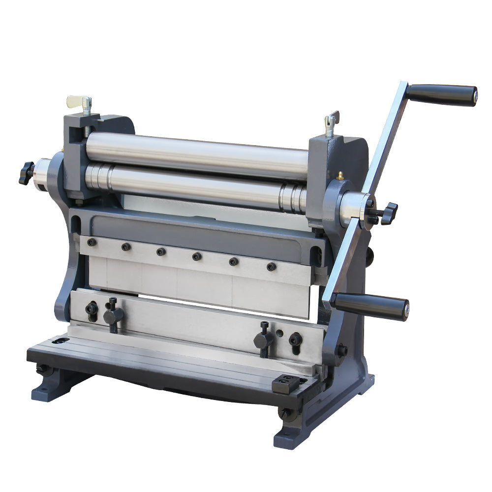 BOKA 3-in-1 sheet metal working machine, 305 mm, cutting, bending & punching, metalworking, versatile universal machine for workshop & industry