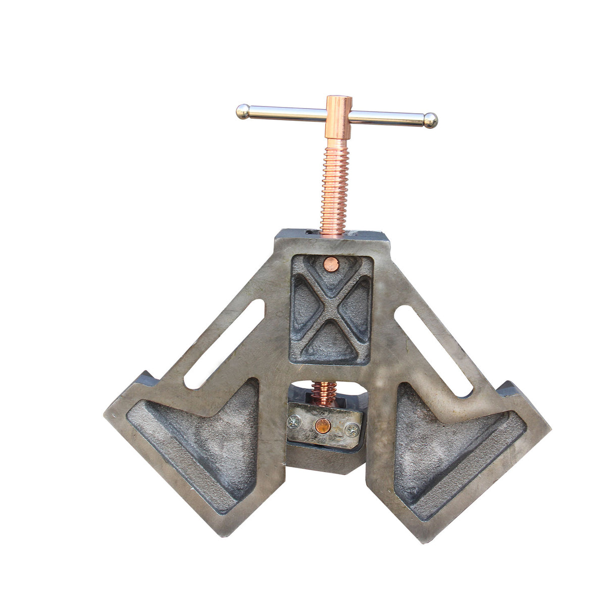 BOKA AC-100 metal angle clamp 90 degree clamping angle 0 to 100 mm malleable cast iron