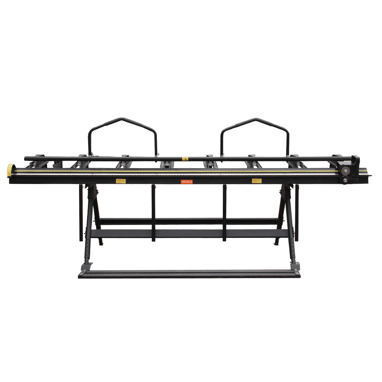 BOKA ALB-2600A Portable bending brake for thin sheets, 2600 mm width, with roller knife for cutting sheets