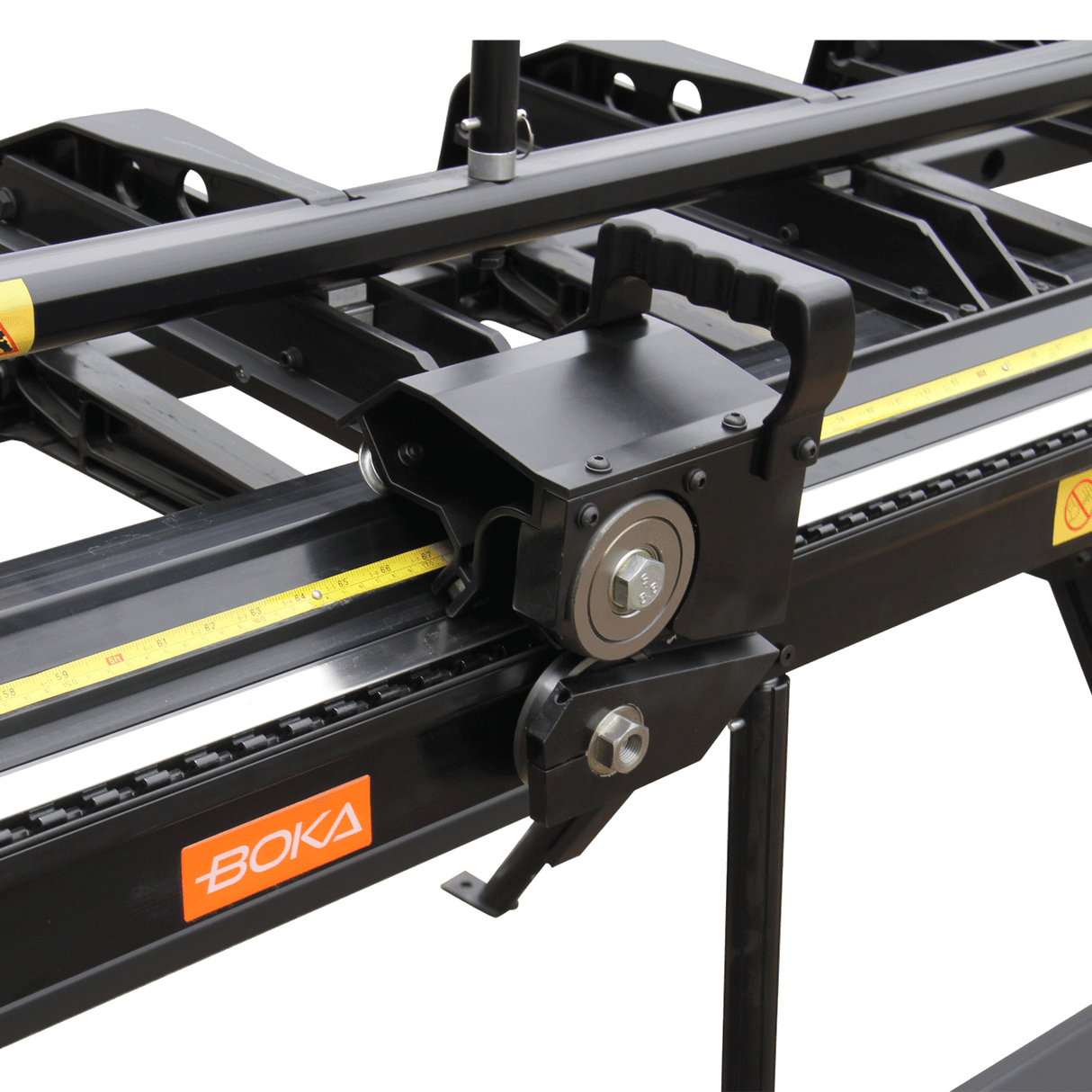 BOKA ALB-2600A Portable bending brake for thin sheets, 2600 mm width, with roller knife for cutting sheets