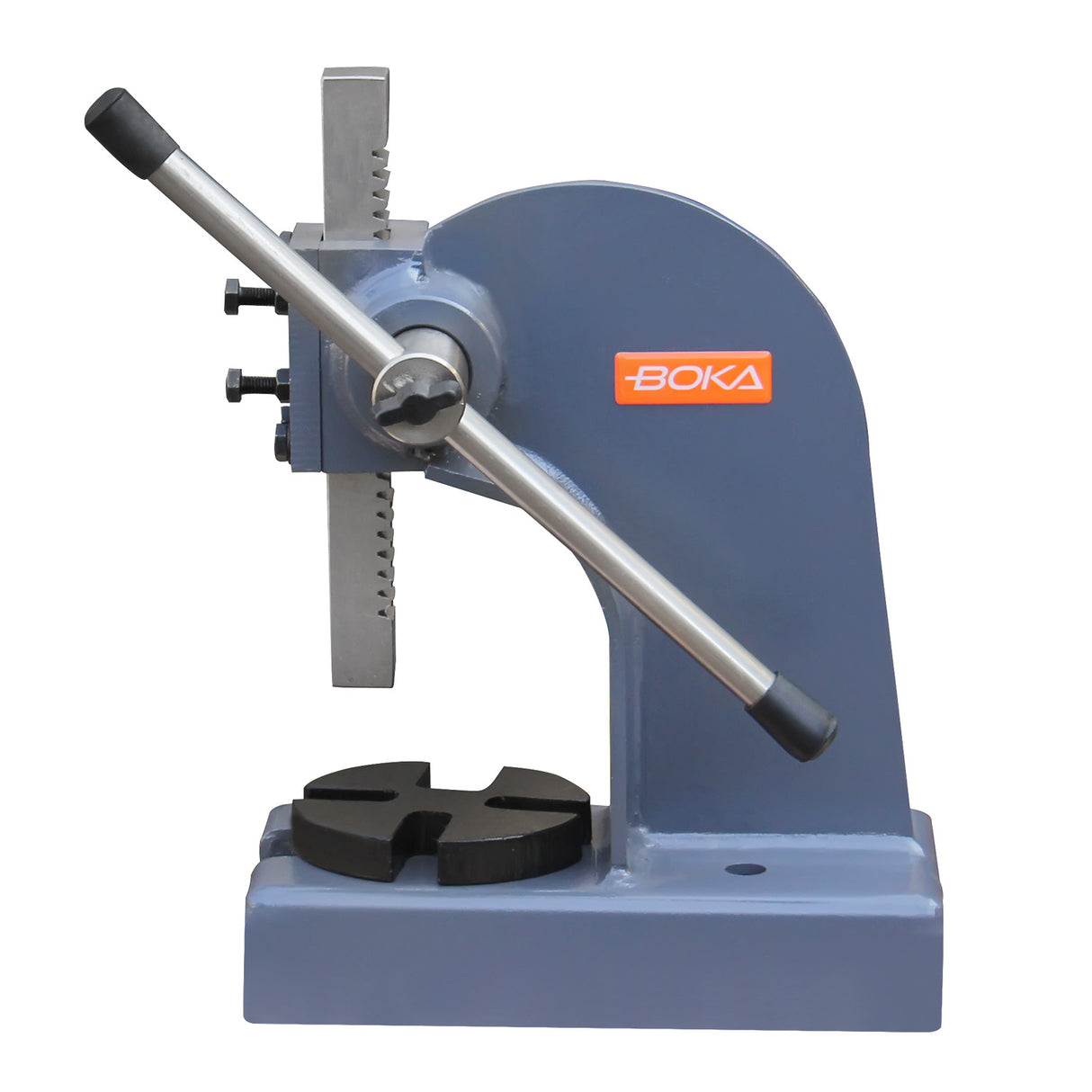 Boka Arbor Press Rack Press 0.5-5 Tons Heavy Duty Hand Press Precise Metalworking Workshop Assemblies AP-1/2 to AP-5 with 4-way adjustable base plate