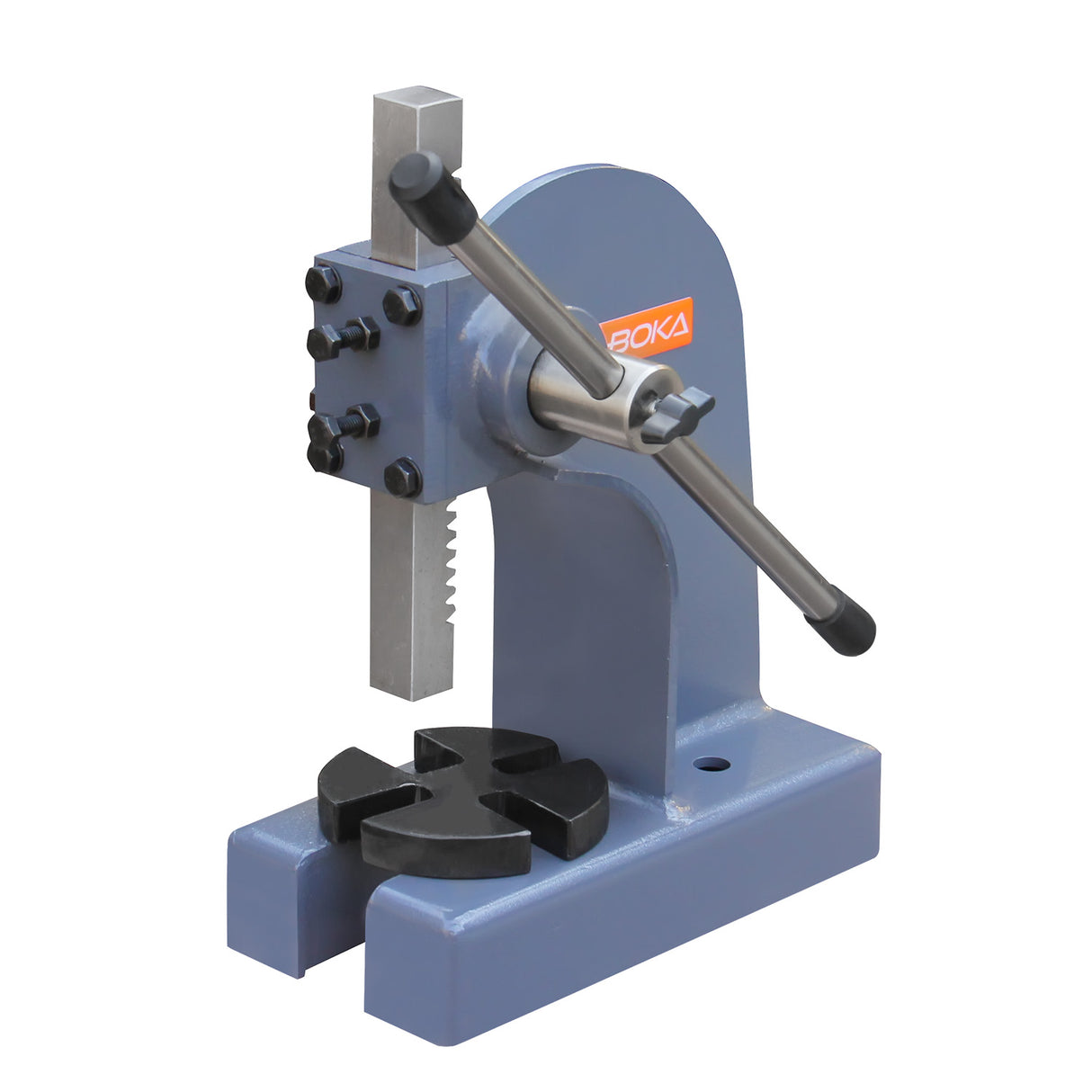 Boka Arbor Press Rack Press 0.5-5 Tons Heavy Duty Hand Press Precise Metalworking Workshop Assemblies AP-1/2 to AP-5 with 4-way adjustable base plate