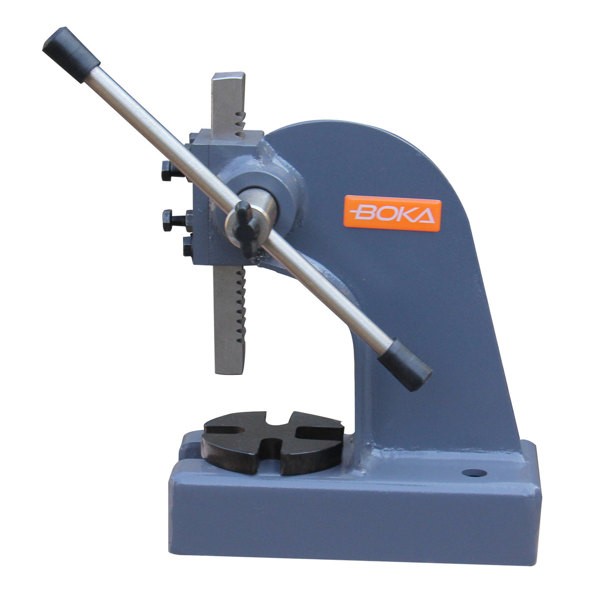 Boka Arbor Press Rack Press 0.5-5 Tons Heavy Duty Hand Press Precise Metalworking Workshop Assemblies AP-1/2 to AP-5 with 4-way adjustable base plate