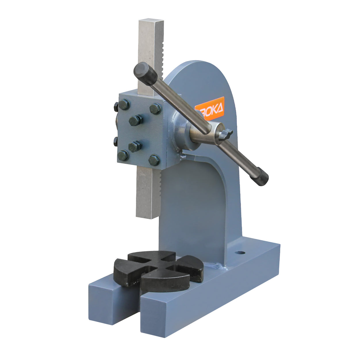 Boka Arbor Press Rack Press 0.5-5 Tons Heavy Duty Hand Press Precise Metalworking Workshop Assemblies AP-1/2 to AP-5 with 4-way adjustable base plate