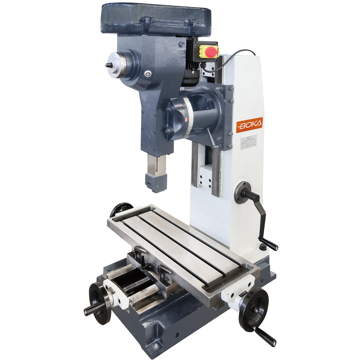 BOKA B-5013 punching machine, cast iron, 0-125mm stroke, 30-350 strokes/min, 90º swivel head