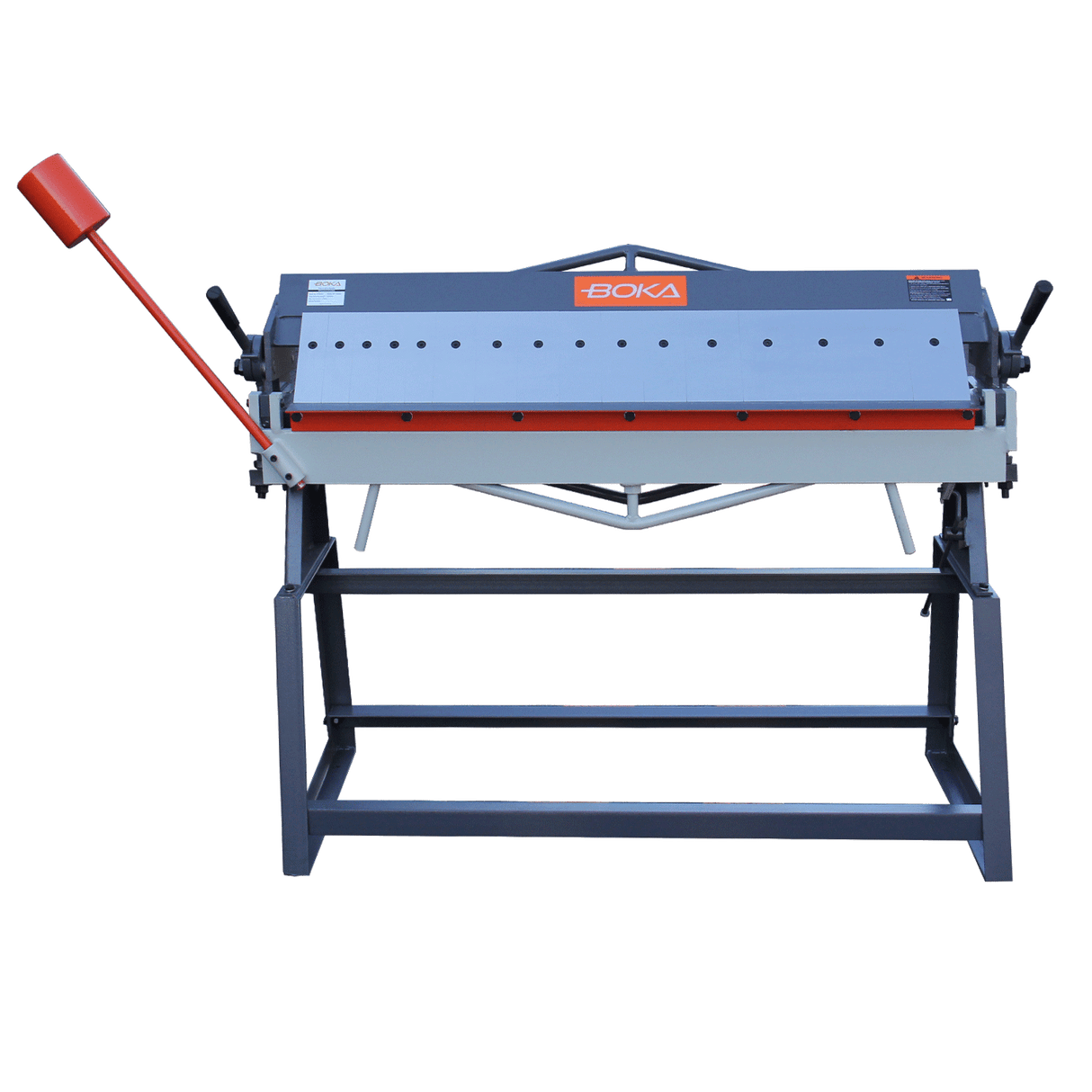 BOKA BP-1648H sheet metal bending machine, 1220mm folding machine, manual swivel bending machine 0-135°, bending capacity 1.5mm for mild steel