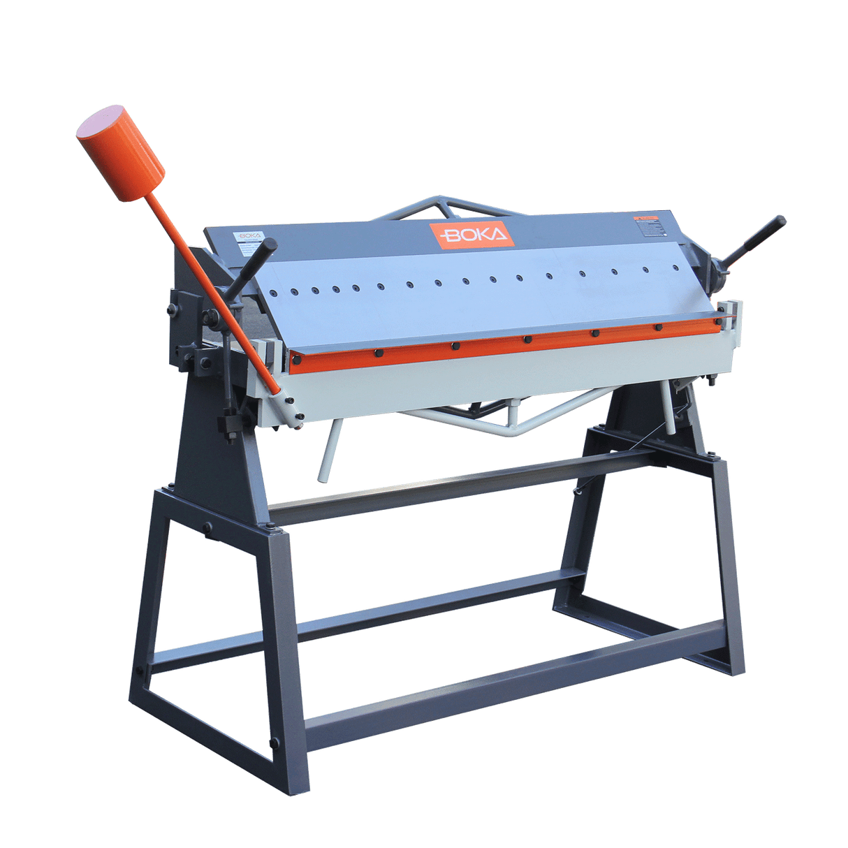 BOKA BP-1648H sheet metal bending machine, 1220mm folding machine, manual swivel bending machine 0-135°, bending capacity 1.5mm for mild steel