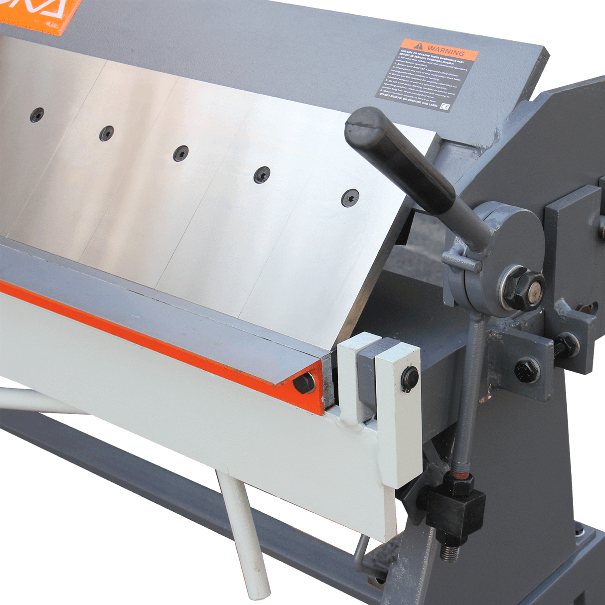 BOKA BP-1648H sheet metal bending machine, 1220mm folding machine, manual swivel bending machine 0-135°, bending capacity 1.5mm for mild steel