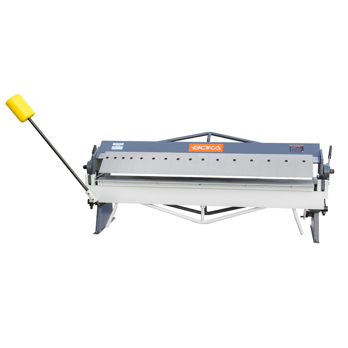 BOKA BP-1650 sheet metal bending machine, 1270mm folding machine sheet metal bending machine, segment folding machine 0-135° folding machine swivel bending machine 1270 x 1.5 mm bending capacity for mild steel