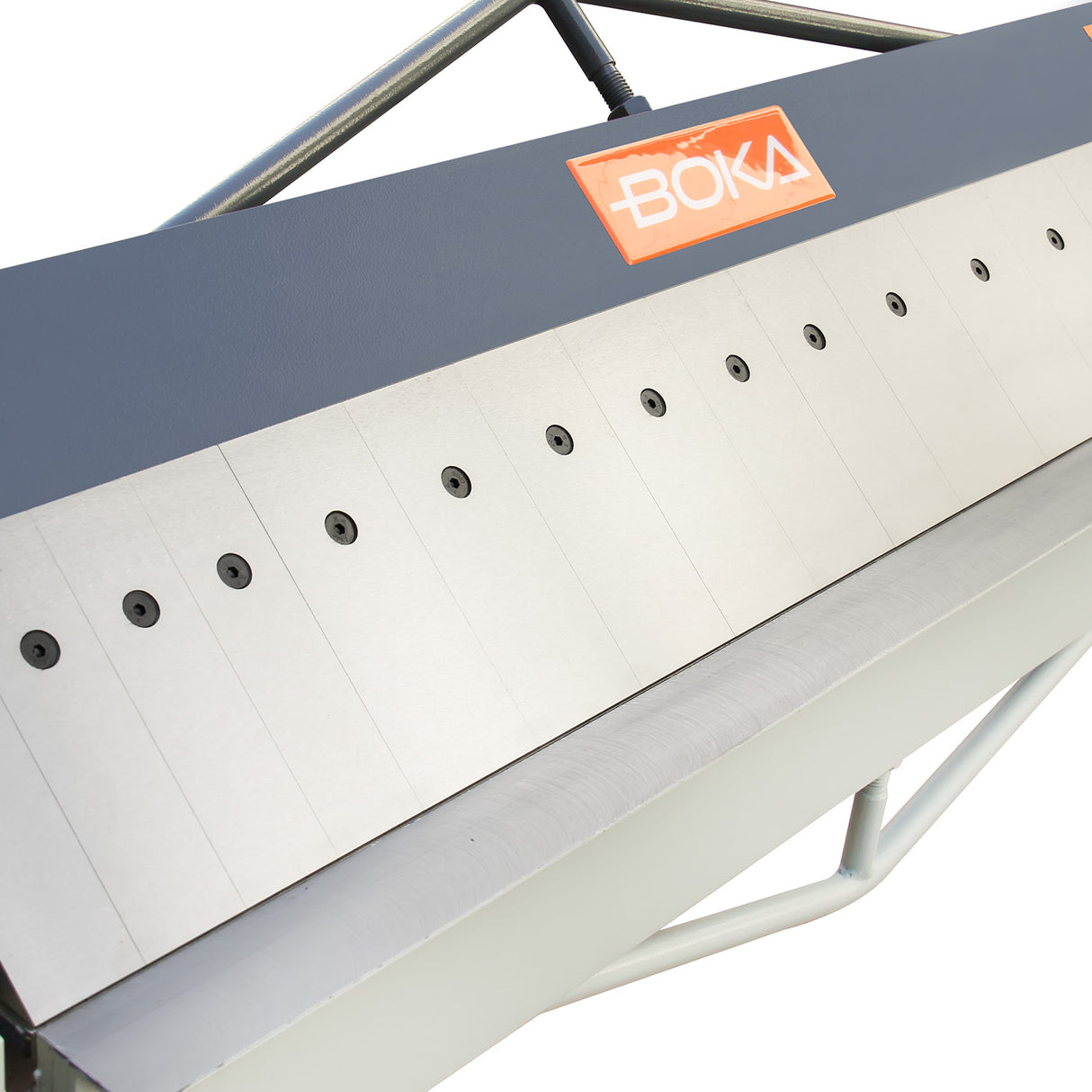 BOKA BP-1650 sheet metal bending machine, 1270mm folding machine sheet metal bending machine, segment folding machine 0-135° folding machine swivel bending machine 1270 x 1.5 mm bending capacity for mild steel