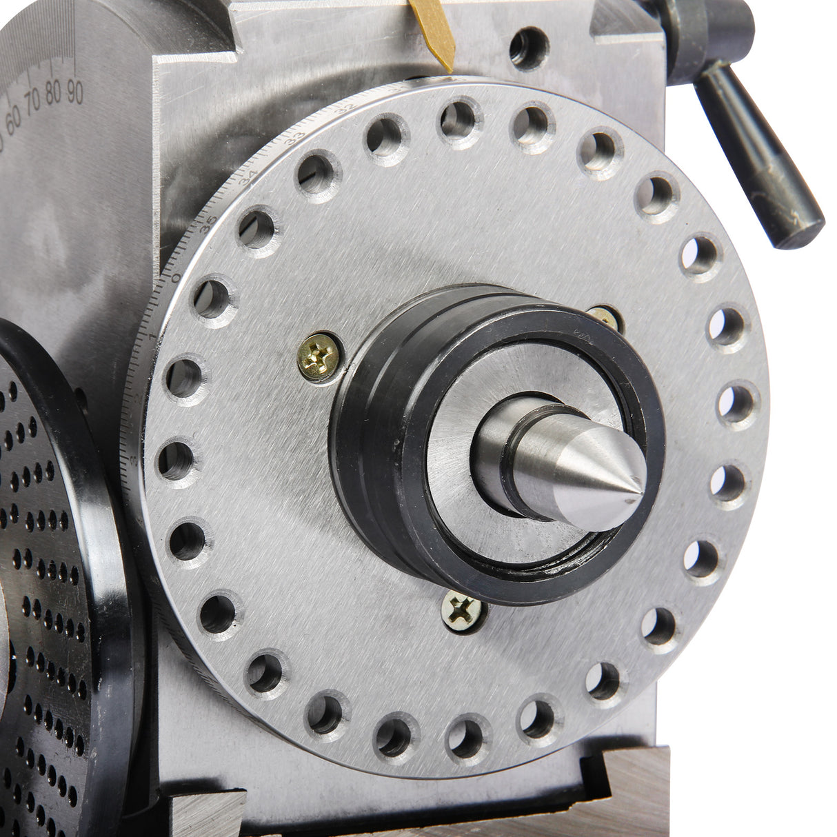 BOKA BS-0 Precision Dividing Head 127 mm Semi-Universal Dividing Head with 3-Jaw Chuck, Dividing Discs & Tailstock