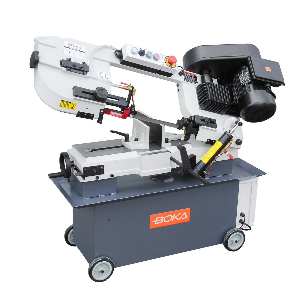 BOKA BS-712N metal band saw, 178 x 305 mm cutting capacity, 4 speeds, automatic switch-off mechanism, 230V, 1100W, ideal for metalworking