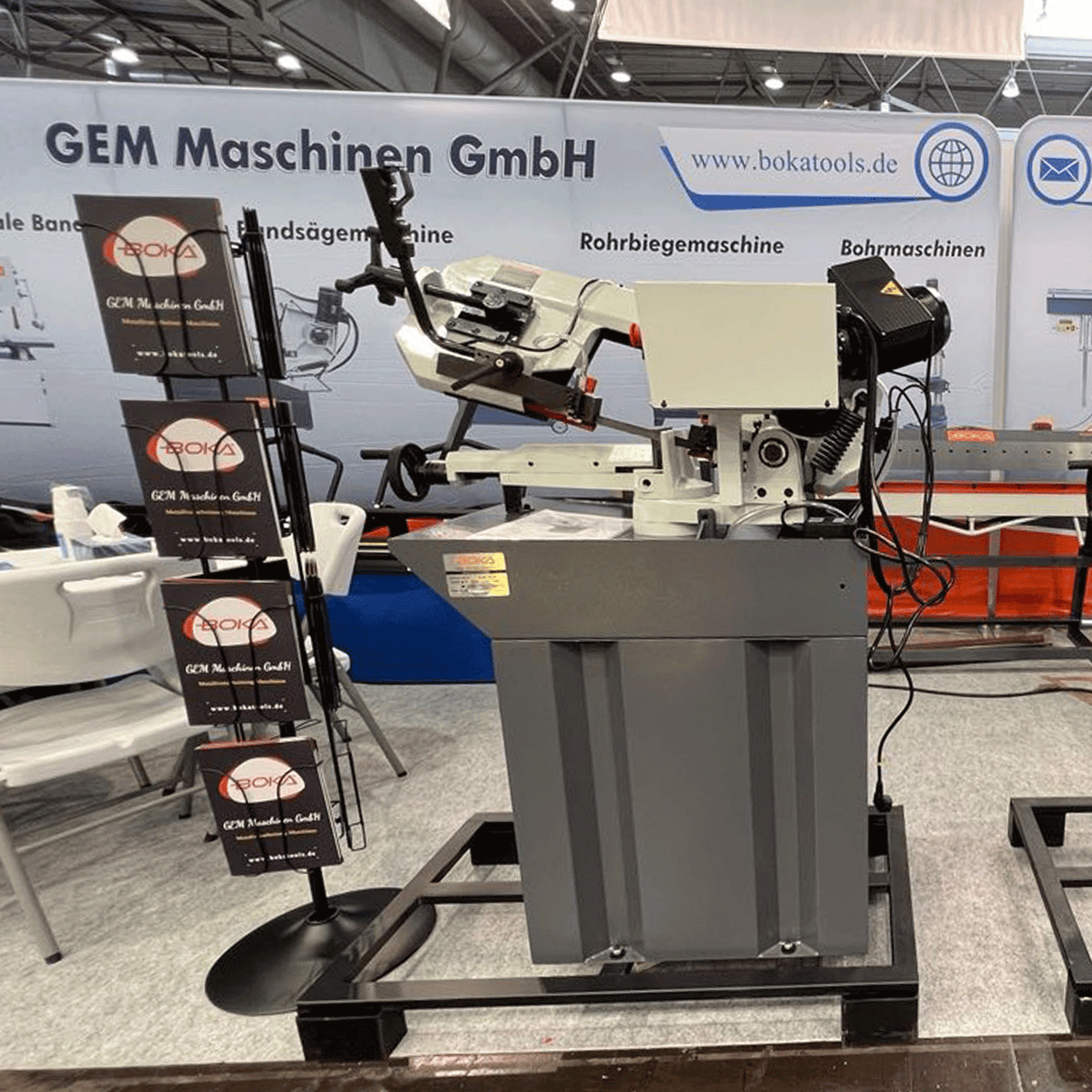 Boka BS-75G Horizontal Metal Band Saw, 200x120 mm, Precision Cutting, 230V, 0.8kW