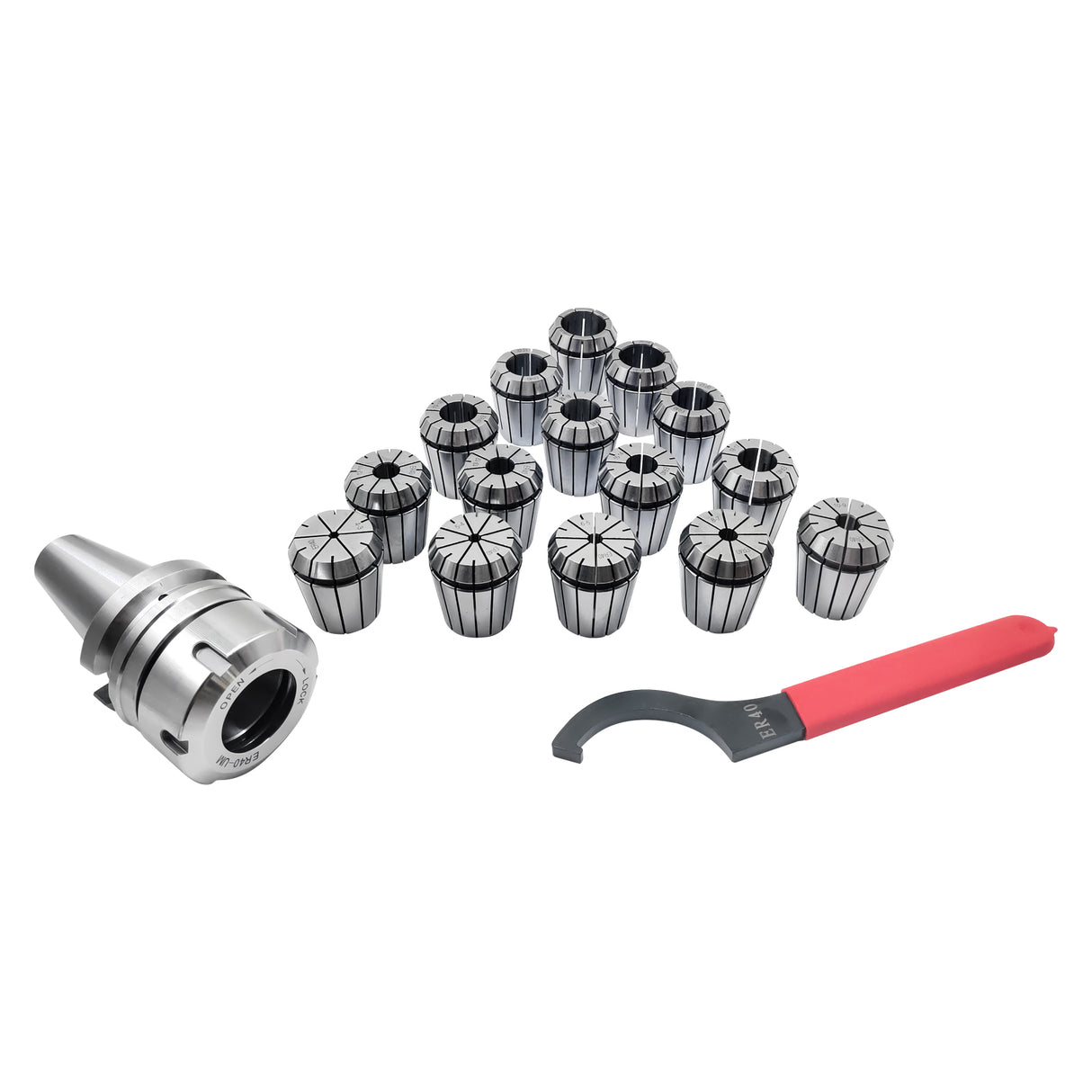 Boka precision collet sets for SK, BT, MT (ER32 & ER40, ≤0.012mm)