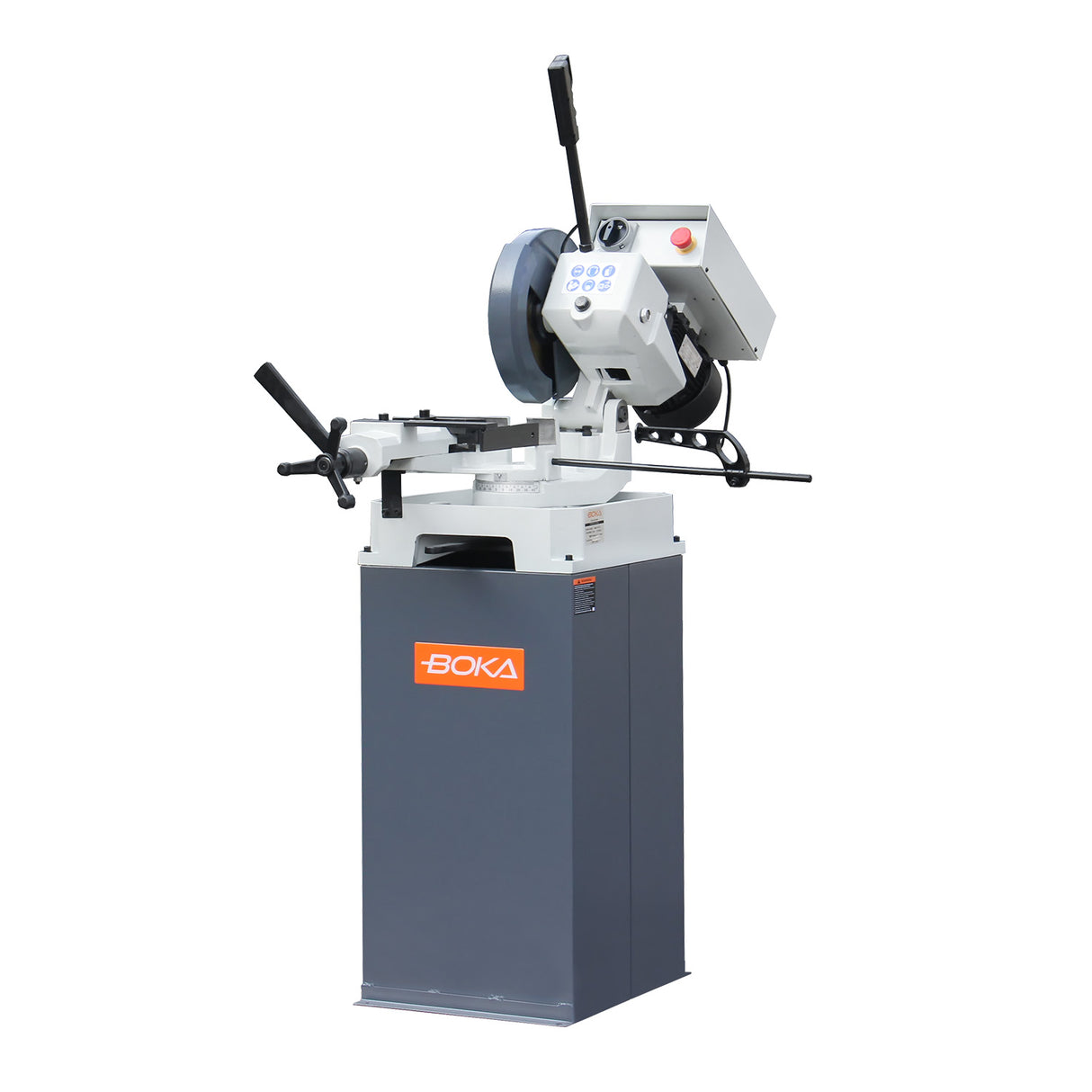 BOKA CS-11 Manual Metal Circular Saw 275mm Saw Blade, High Speed Steel Blade, Heavy Duty Mitre Saw with Double Vice