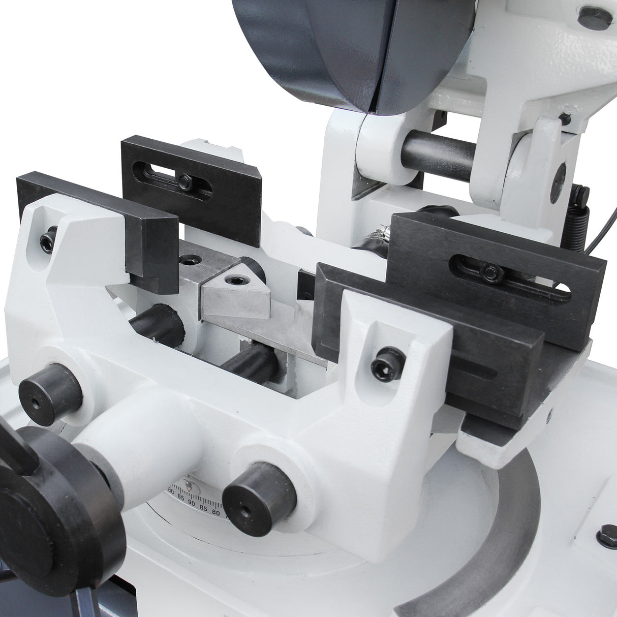 BOKA CS-12 manual metal circular saw, 315mm HSS saw blade, precise miter saw with double vice, powerful gear, coolant system, 1.5 HP motor for metal processing