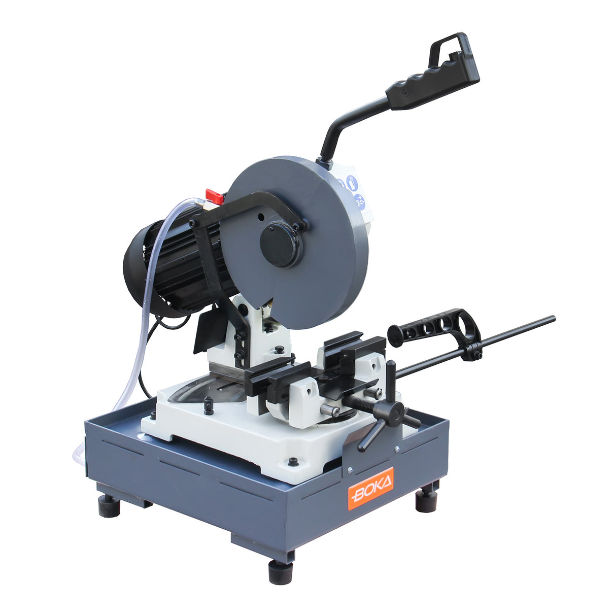 BOKA CS-9 Manuelle Metallkreissäge 225mm-Sägeblatt, Schnellarbeitsstahlblatt, robuste Gehrungssäge mit doppeltem Schraubstock