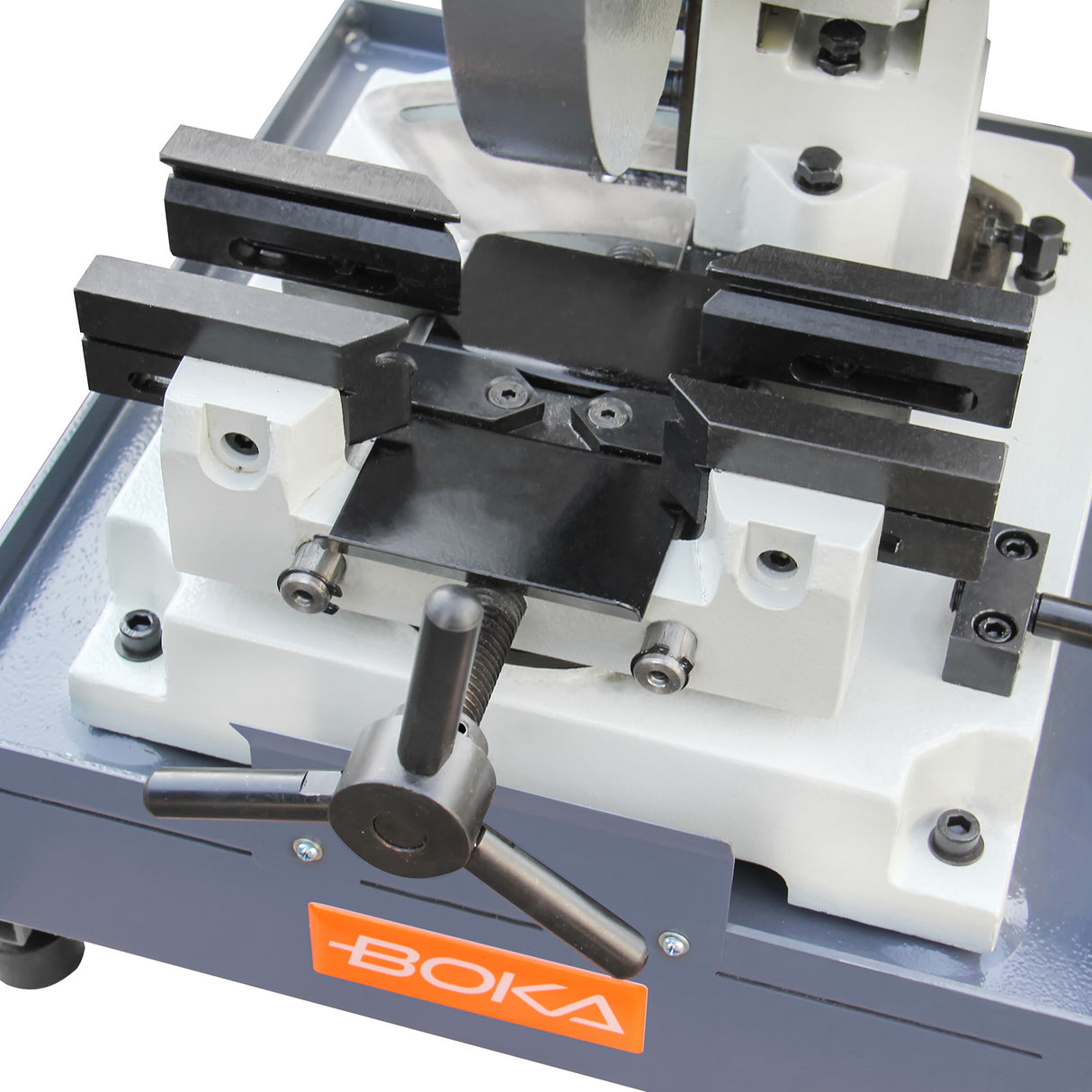 BOKA CS-9 Manuelle Metallkreissäge 225mm-Sägeblatt, Schnellarbeitsstahlblatt, robuste Gehrungssäge mit doppeltem Schraubstock