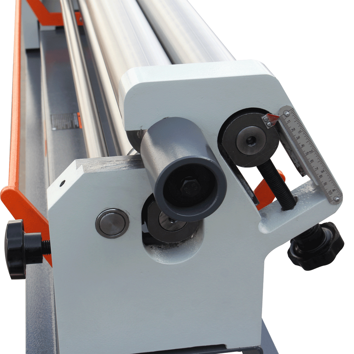 BOKA ESR-5116 three-roll bending machine, with electric motor and cone bending device, sheet thickness max. 1.5 mm, maximum rolling thickness 1300 mm