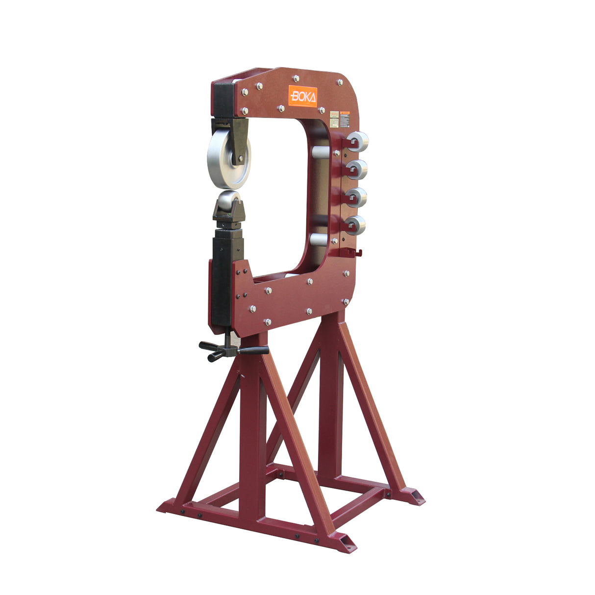 BOKA F2.0X630 roller stretching machine metal former, 5 pieces forming wheels 630mm x 2mm, stretching device, sheet metal bending machine