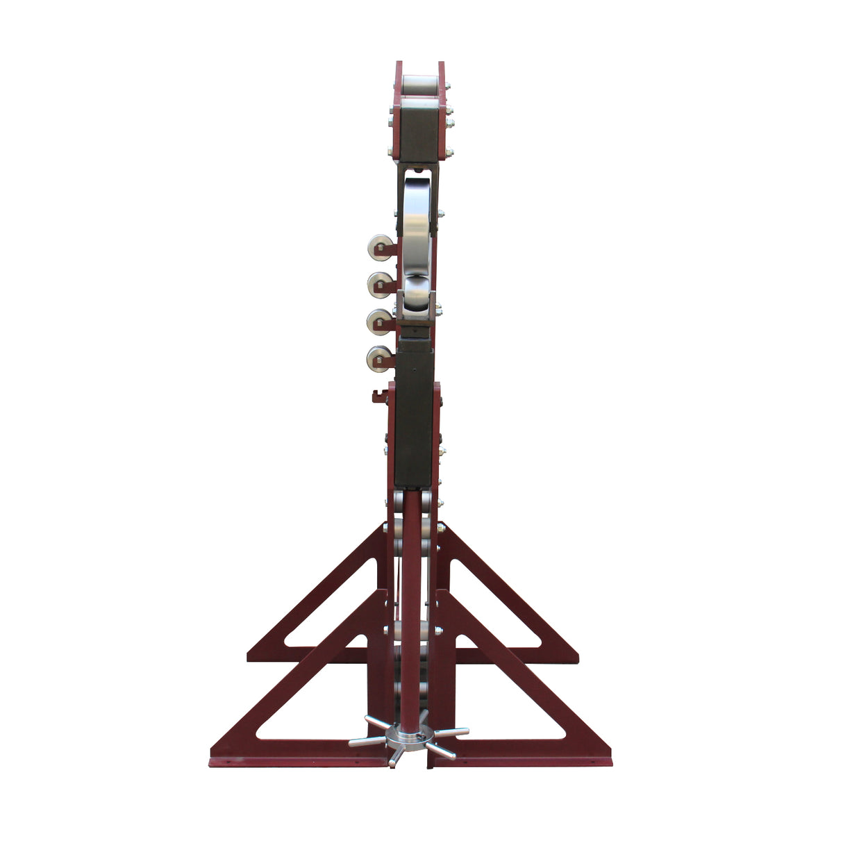 BOKA F2.0X760 Roll Stretching Machine with 5 Forming Wheels 760mm x 2mm Metal Former, Stretching Device, Sheet Metal Bending Machine