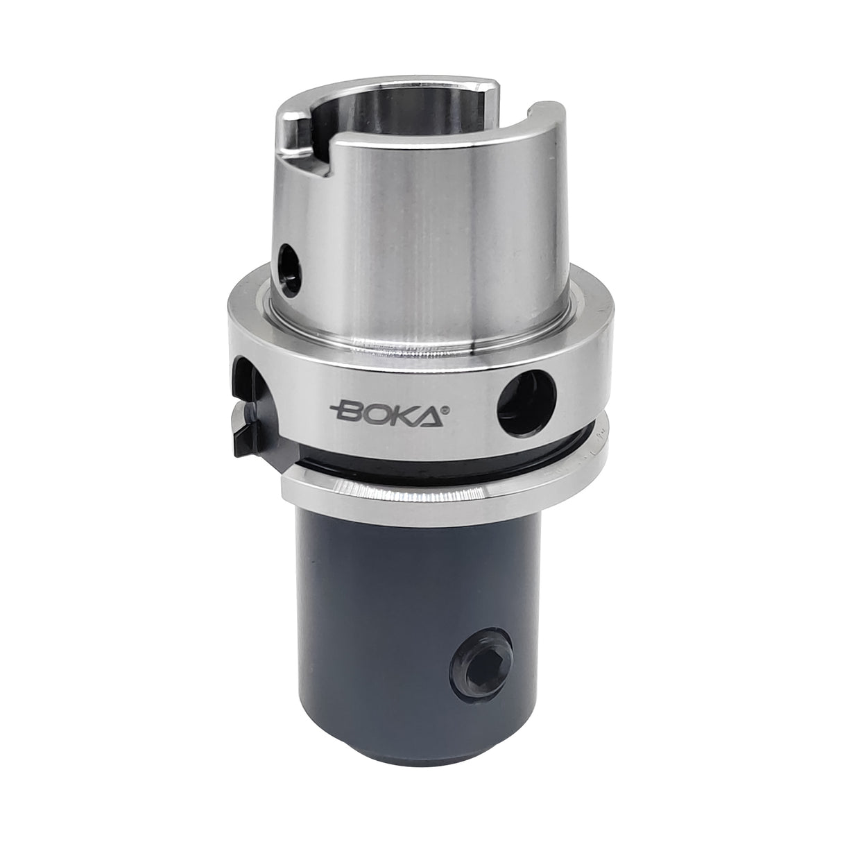 Boka HSK63A side clamp holder for CNC drilling and milling machines, precise & stable