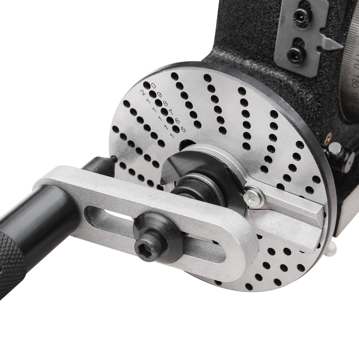 BOKA HVP-41 Turning Device with Dividing Table DP-1, 110mm Milling Machine Horizontal Vertical Indexing Plate