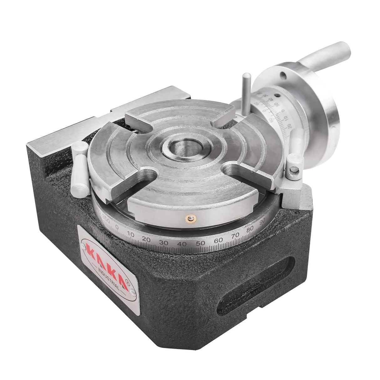 BOKA HVP-41 Turning Device with Dividing Table DP-1, 110mm Milling Machine Horizontal Vertical Indexing Plate