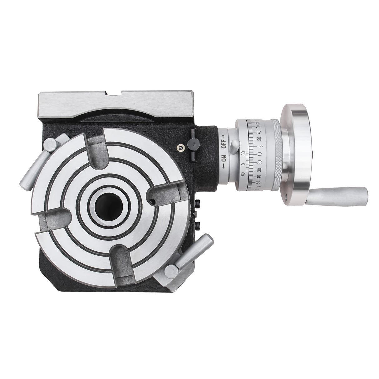 BOKA HVP-41 Turning Device with Dividing Table DP-1, 110mm Milling Machine Horizontal Vertical Indexing Plate