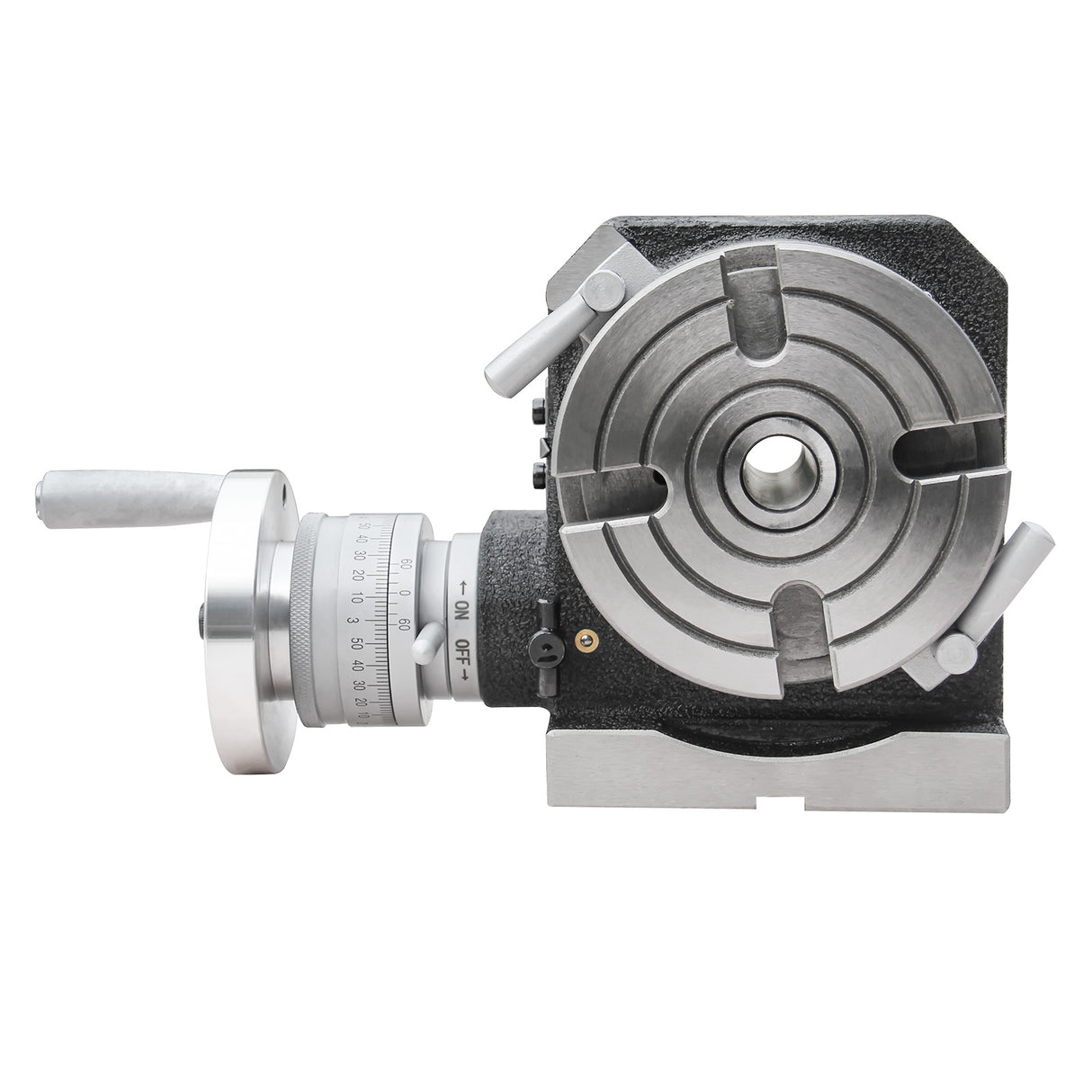 BOKA HVP-41 Turning Device with Dividing Table DP-1, 110mm Milling Machine Horizontal Vertical Indexing Plate