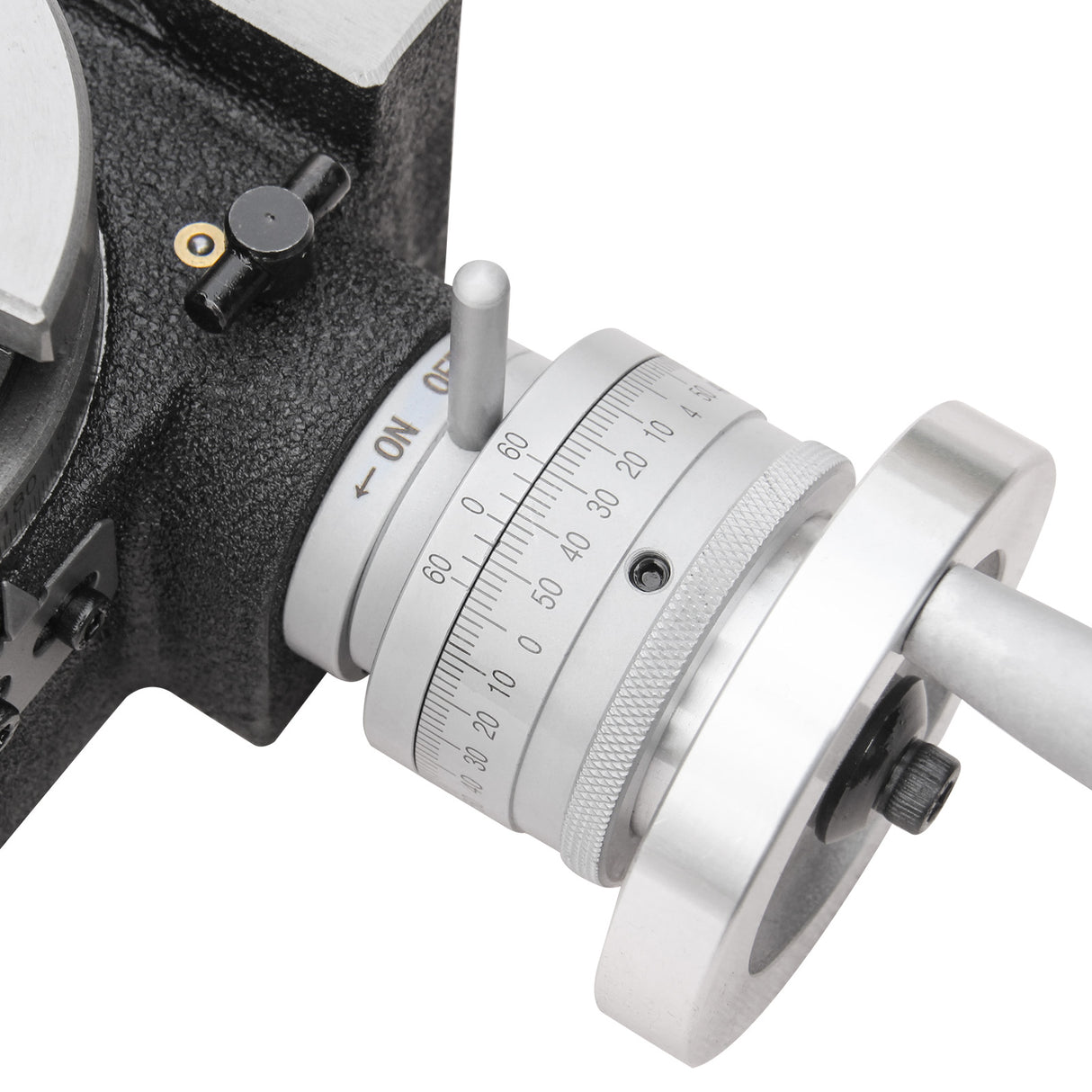 BOKA HVP-41 Turning Device with Dividing Table DP-1, 110mm Milling Machine Horizontal Vertical Indexing Plate