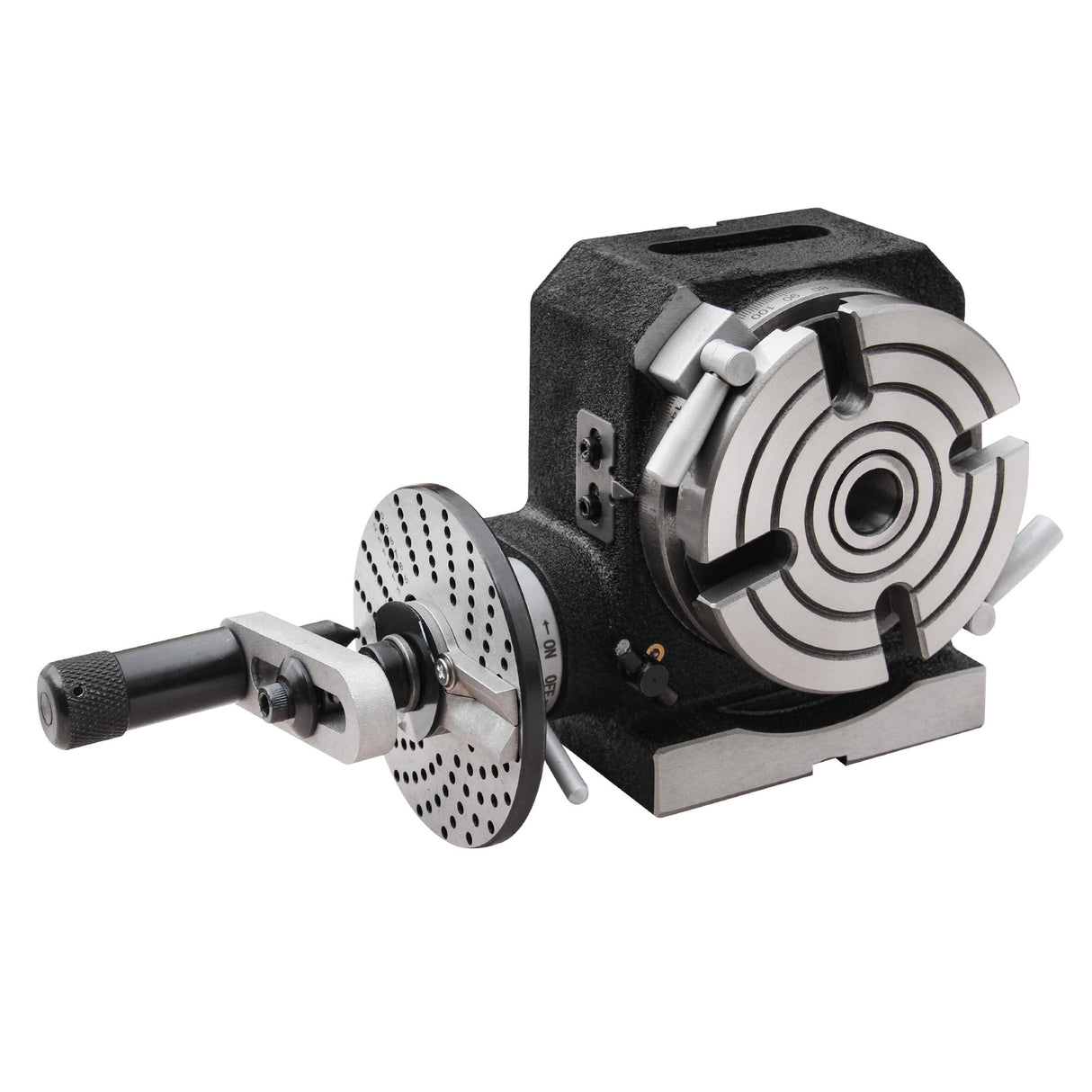 BOKA HVP-41 Turning Device with Dividing Table DP-1, 110mm Milling Machine Horizontal Vertical Indexing Plate