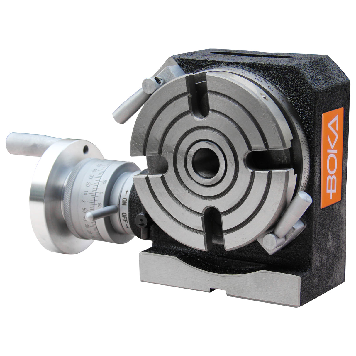 BOKA HVP-61 Turning Device with Dividing Table DP-1, 155mm Milling Machine Horizontal Vertical Indexing Plate