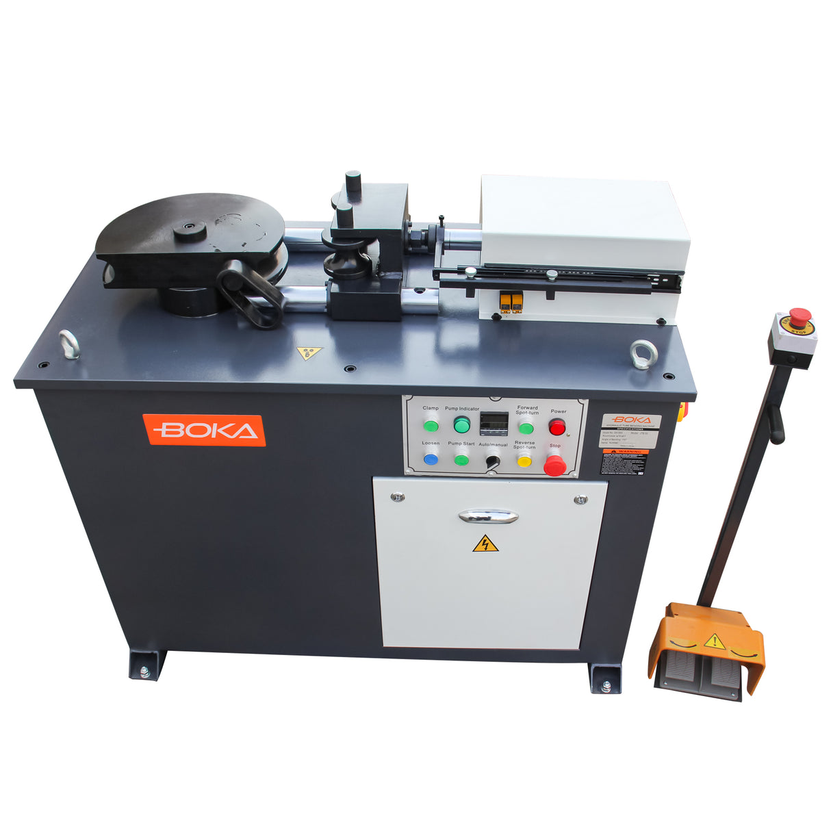 BOKA JTB-50 Hydraulic Pipe Bender – Digital Angle Adjustment, Pipe Bending Machine for Precise Bending of Pipes