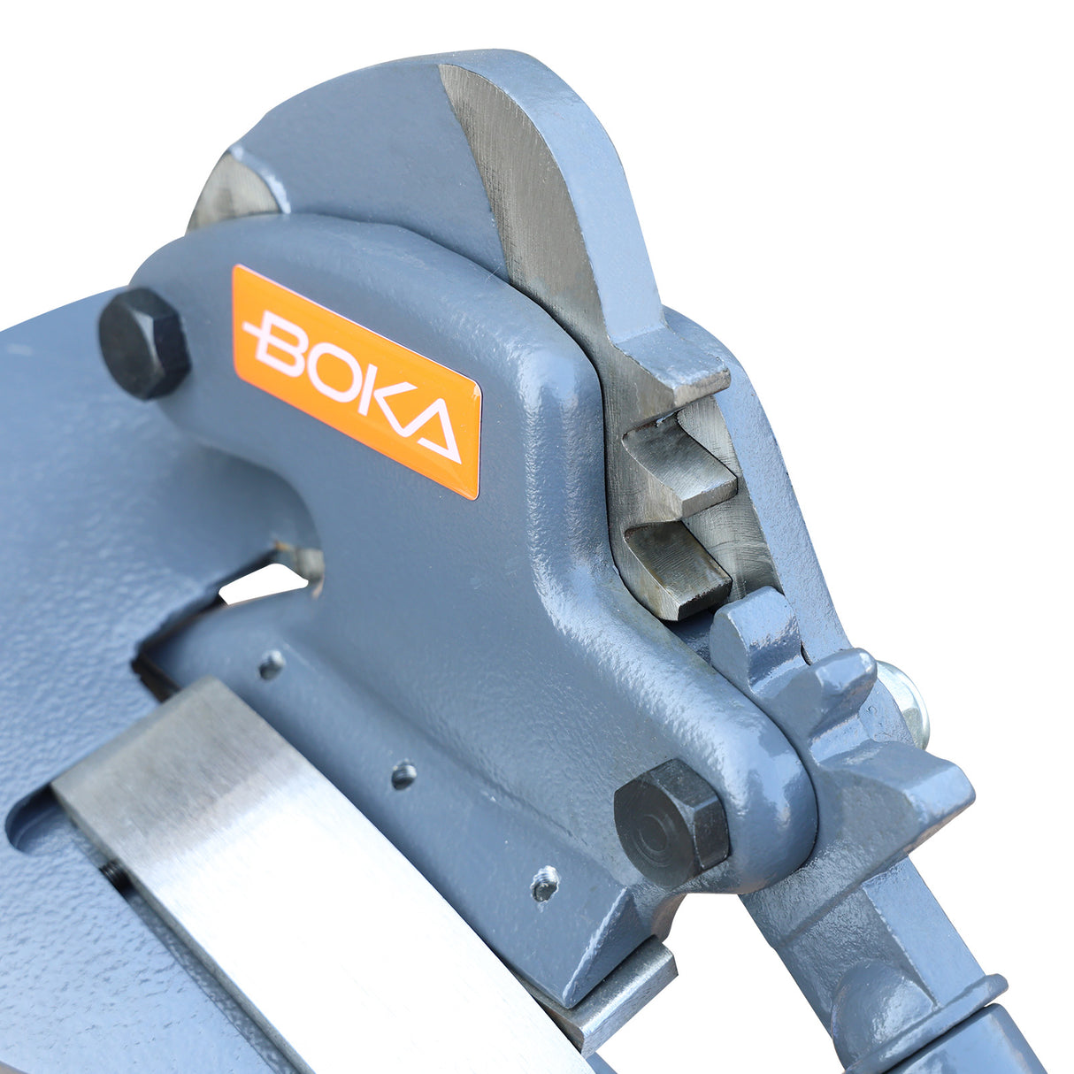 BOKA Handhebelschere – Manuelle, Throatless, für Edelstahl bis 1,5 mm, Aluminium & Stahl bis 2,0 mm, MMS-4