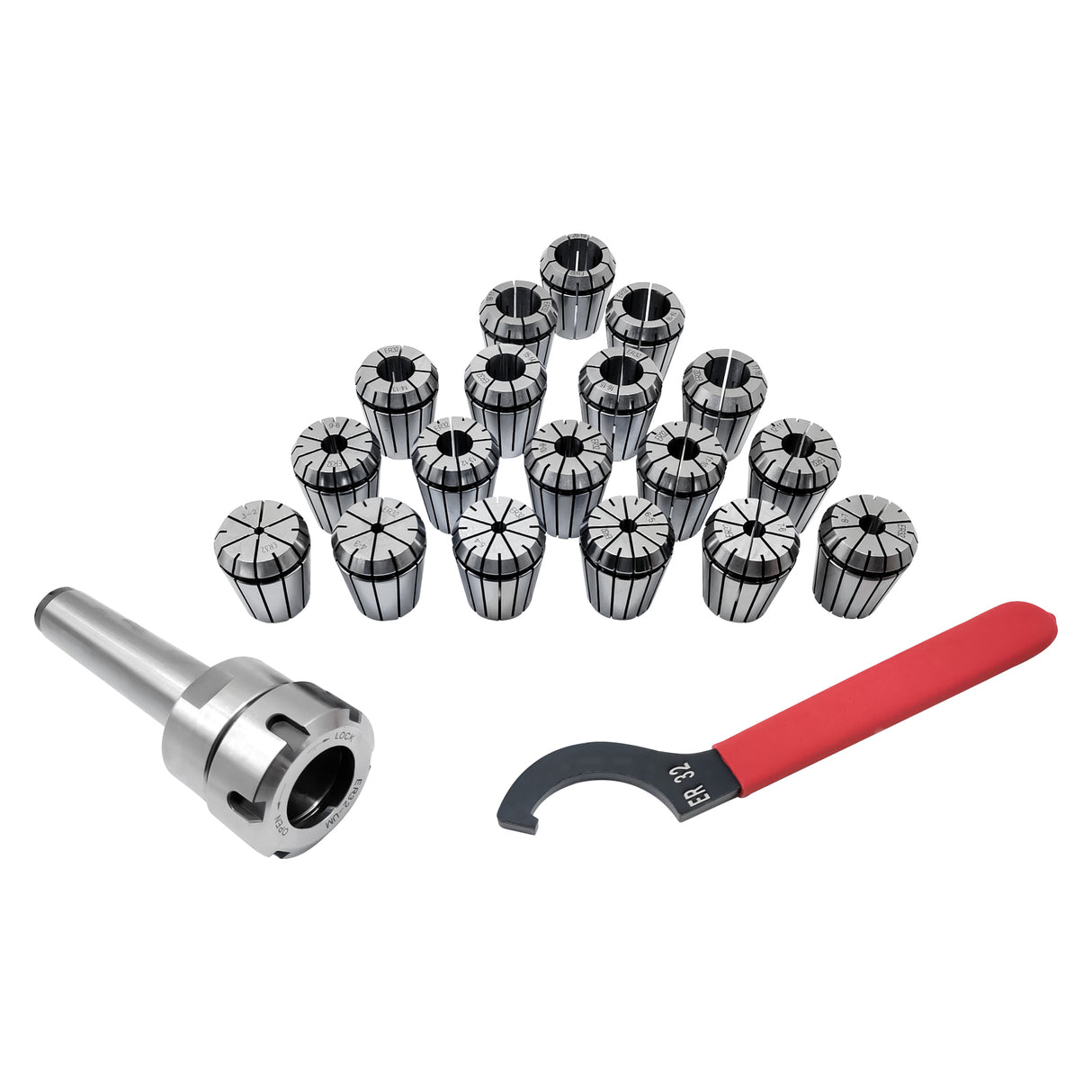 Boka precision collet sets for SK, BT, MT (ER32 & ER40, ≤0.012mm)