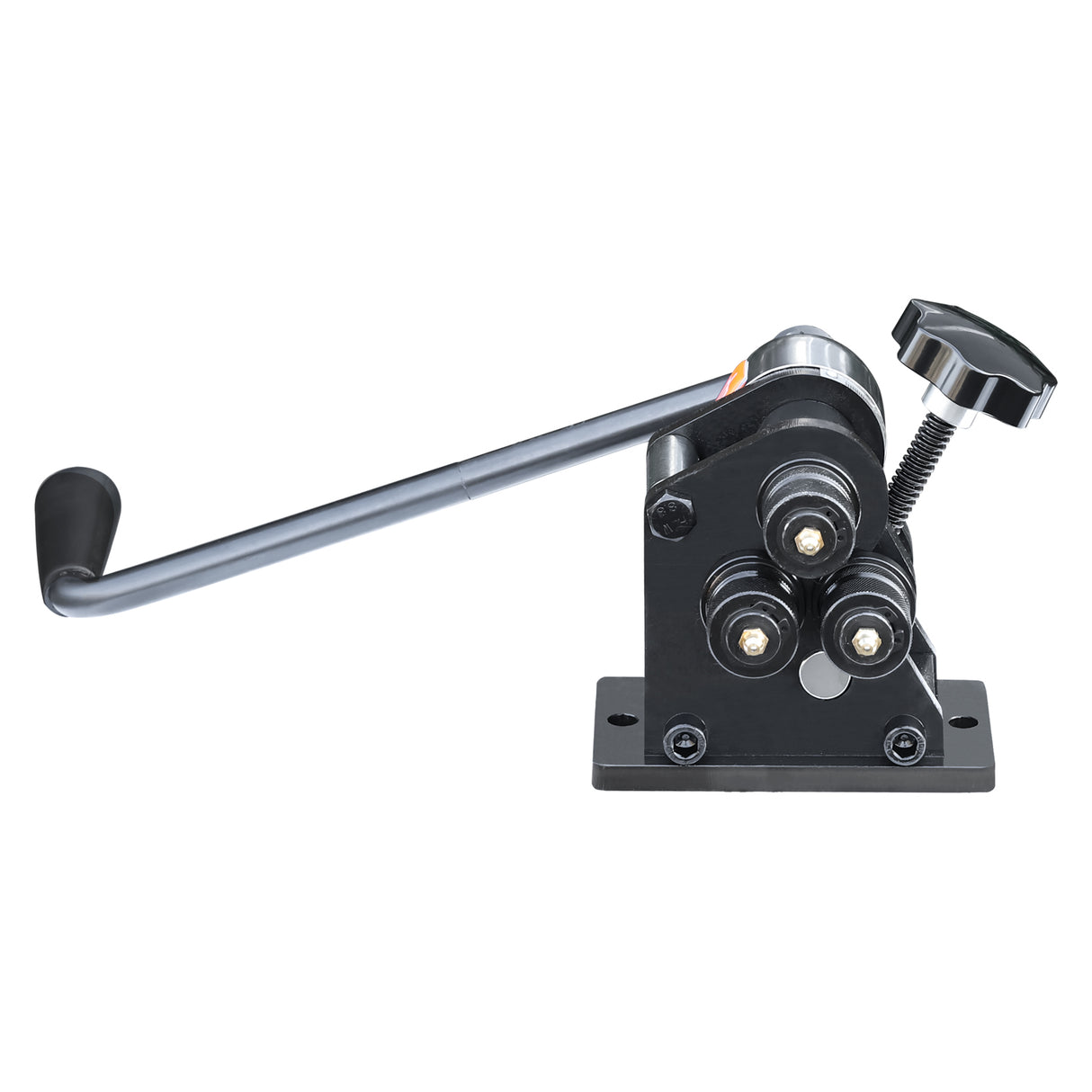 BOKA Ring-Rollenbieger, Rundstahl bis 6,5 mm & Flachstahl bis 25x4 mm, Mindestringdurchmesser 76 mm, benutzerfreundliche Rollenbiegemaschine PR-3