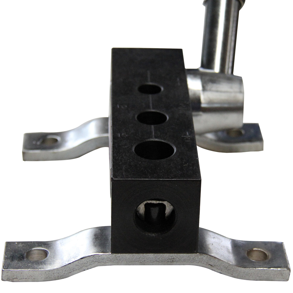 BOKA RA-1 pipe cutter for steel pipes, 6.35 mm, 9.53 mm, 12.7 mm inner diameter, 90° high-precision steel pipe notcher with 3-hole system, lightweight steel construction, pipe cutter for precise pipe processing