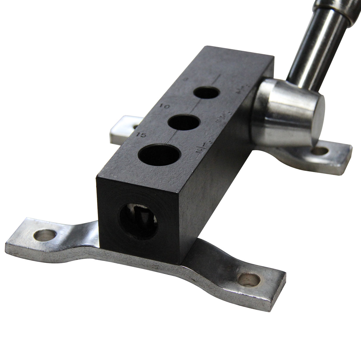 BOKA RA-1 pipe cutter for steel pipes, 6.35 mm, 9.53 mm, 12.7 mm inner diameter, 90° high-precision steel pipe notcher with 3-hole system, lightweight steel construction, pipe cutter for precise pipe processing