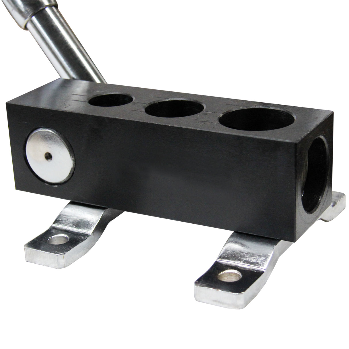 BOKA RA-2 pipe cutter for steel pipes, 19 mm, 25 mm, 32 mm inner diameter, 90° high-precision steel pipe notcher with 3-hole system, lightweight steel construction, pipe cutter for precise pipe processing