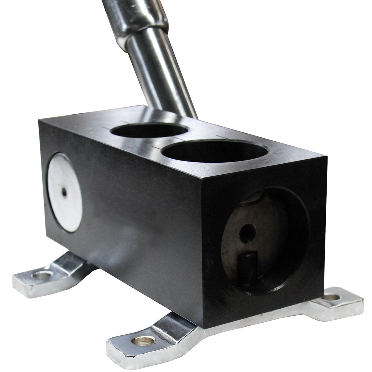 BOKA RA-3 pipe cutter for steel pipes, 38 mm, 51 mm inner diameter, 90° high-precision steel pipe notcher with 2-hole system, lightweight steel construction, pipe cutter for precise pipe processing