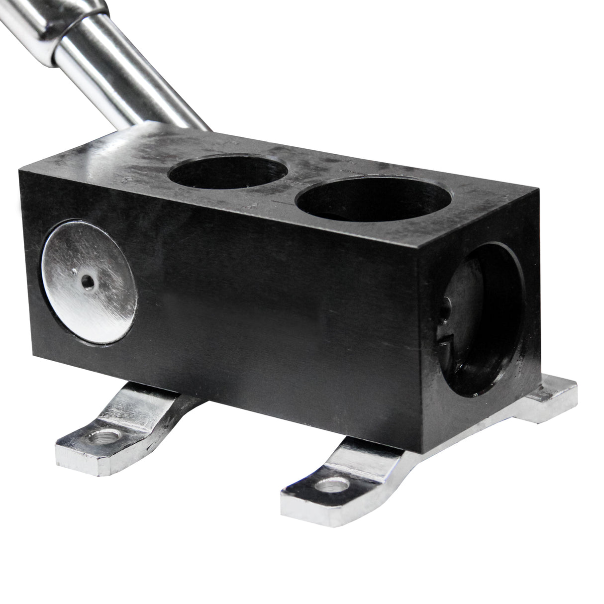 BOKA RA-3 pipe cutter for steel pipes, 38 mm, 51 mm inner diameter, 90° high-precision steel pipe notcher with 2-hole system, lightweight steel construction, pipe cutter for precise pipe processing