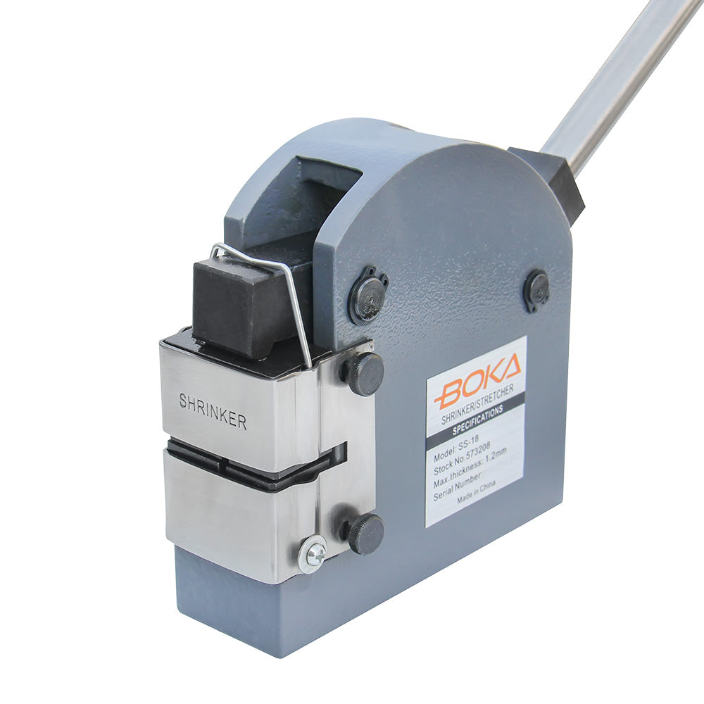 BOKA SS-18 Metal Stretching and Shrinking Machine, Cast Iron Frame, 1.2mm Mild Steel, Robust Construction for Sheet Metal Working