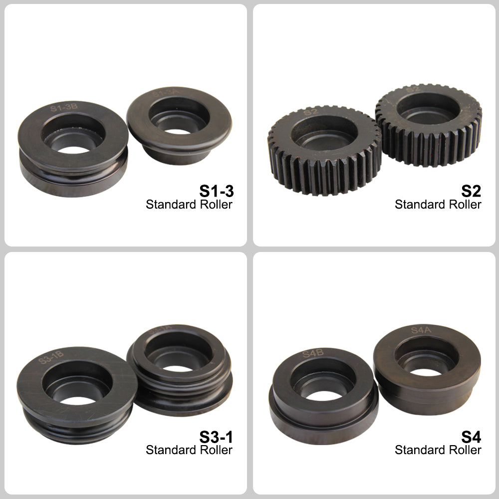 BOKA TB-12 Manual Beading Machine 2-in-1 incl. 6 rollers, 200 mm throat, 1.2 mm thickness, high-performance bead bending machine