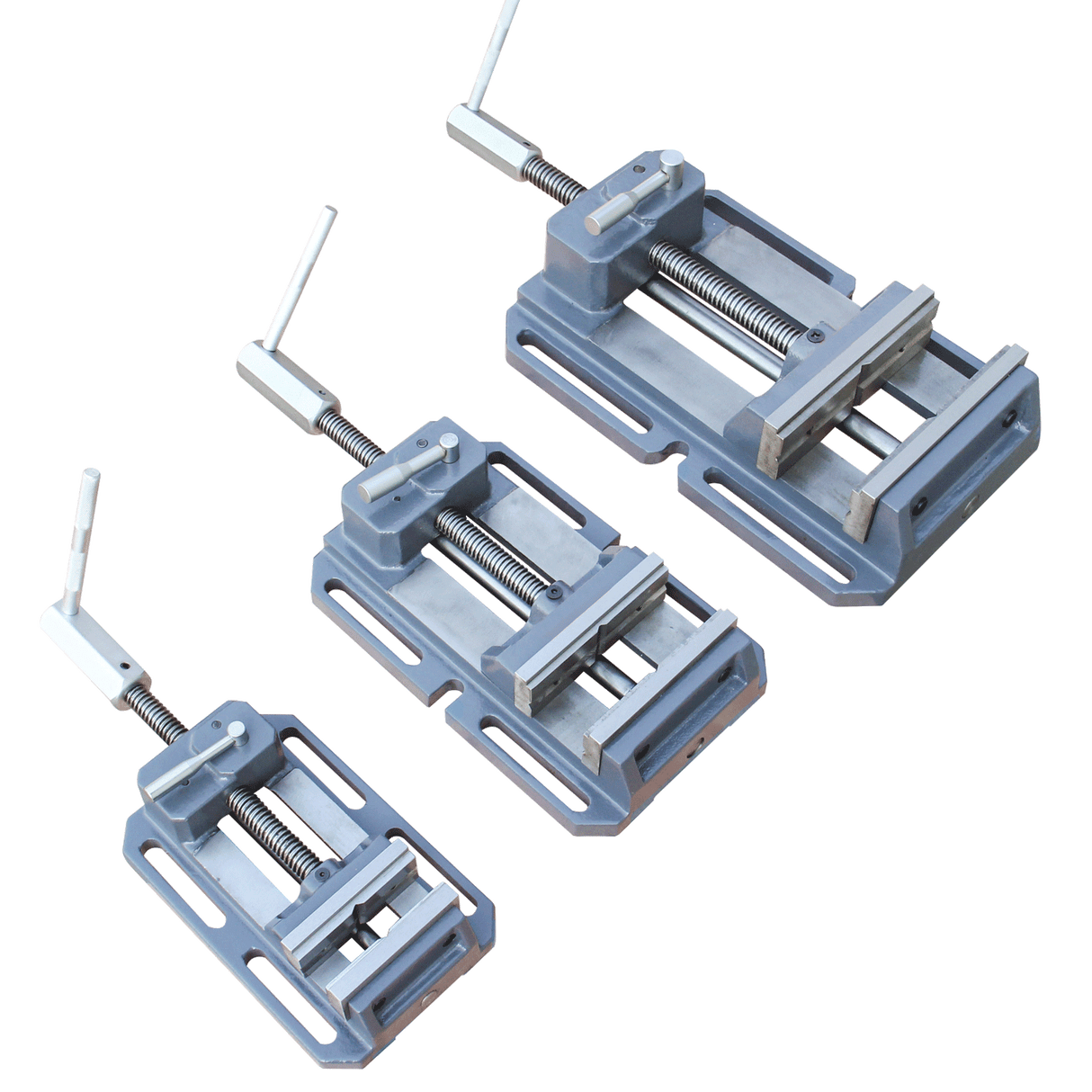 BOKA TSL-100Q drill vice, 100 mm jaw opening, quick release function