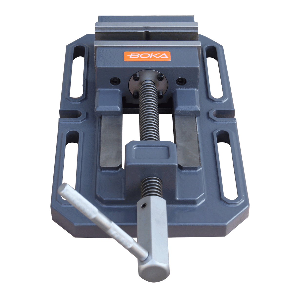 BOKA TSL-140, drilling vice, 140mm flat drilling vice for metal milling machine vice with prism jaw