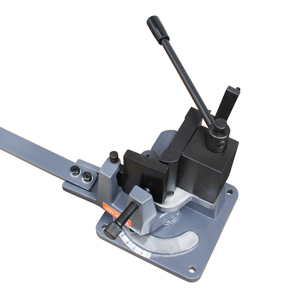 BOKA Universal Angle Bender UB-100 | Professional Bending Machine for Gutter Iron & Concrete Reinforcement | 120° Bending Angle + 5 Dies